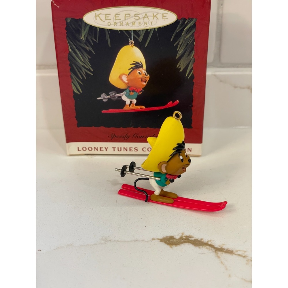 Vtg Speedy Gonzales Looney Tunes Ornament Hallmark Keepsake Christmas 1994 Box